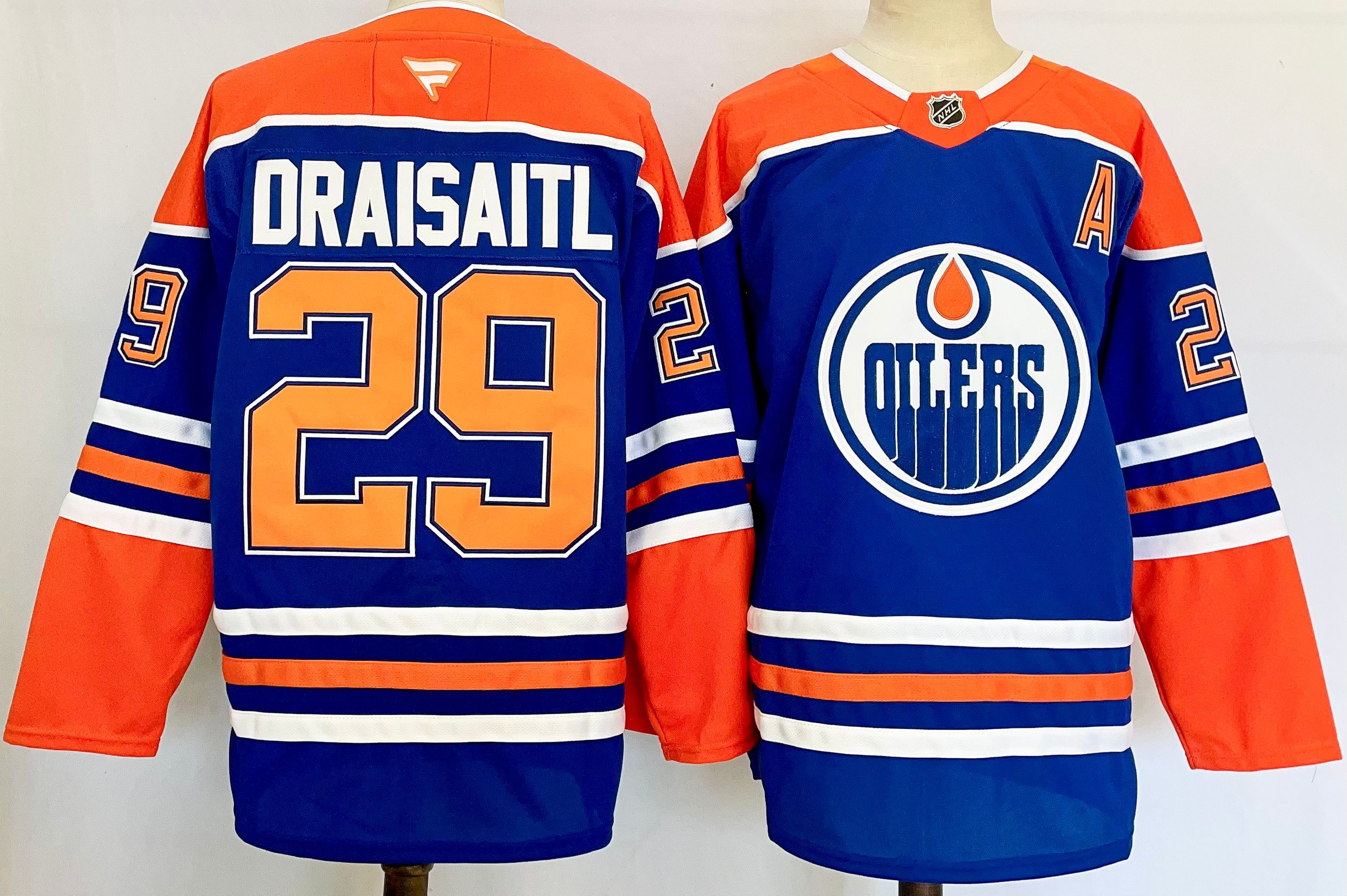 Men Edmonton Oilers #29 Draisaitl Blue 2025 Home Premier Player NHL Jersey style 1->edmonton oilers->NHL Jersey